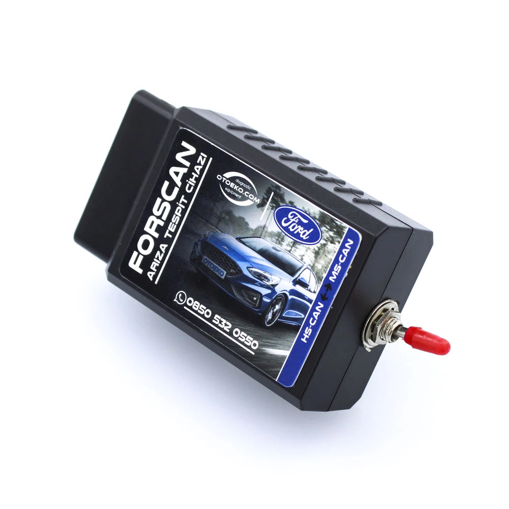 جهاز فحص الأعطال والتشخيص فورد FORScan بلوتوث (بشريحة PIC18F25K80 ومفتاح تحويل HS-CAN / MS-CAN) - 2